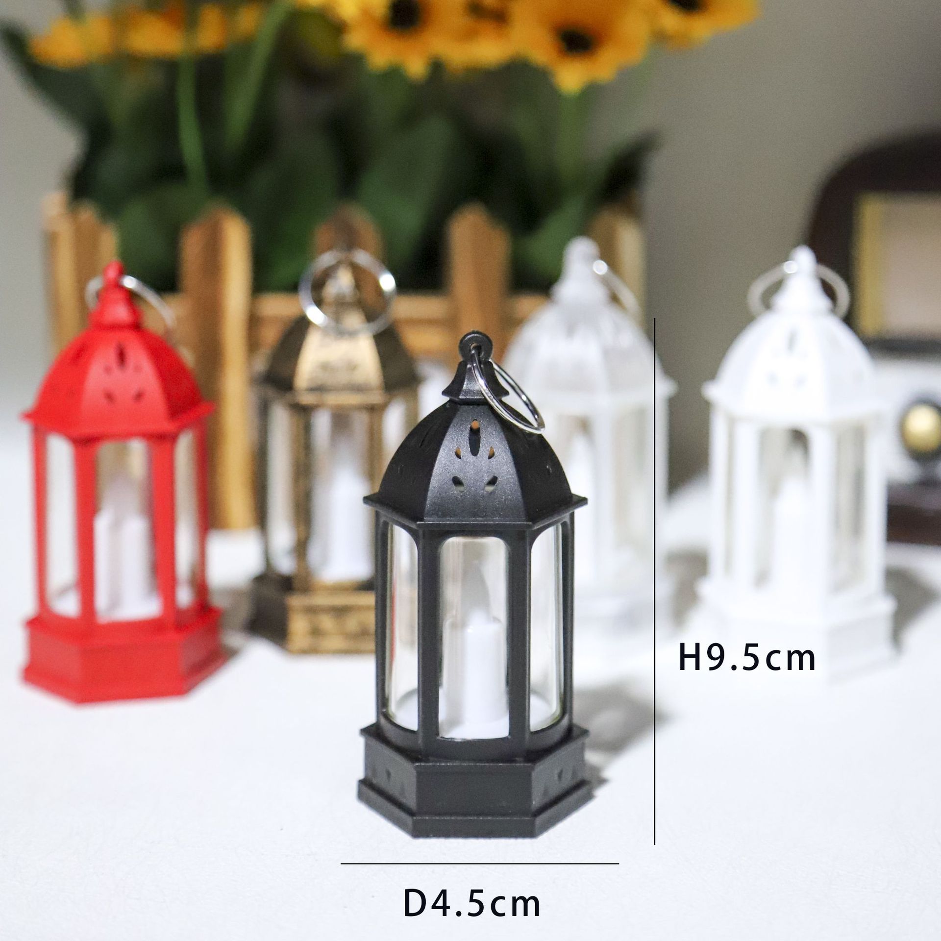 Desk Setup Lamp - مصباح جو إبداعي صغير، ضوء شمعة