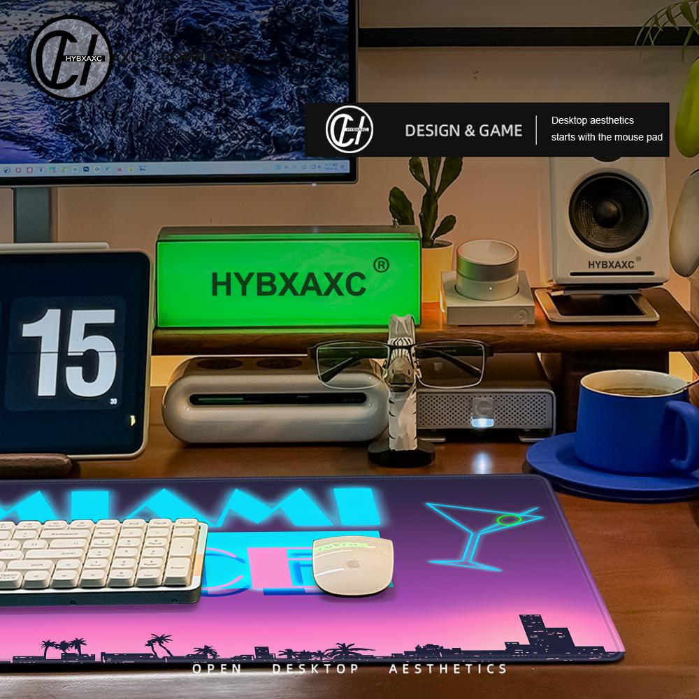 M-Miami V-Vice HYBXAXC سجادة م - مراجعة Desk Setup Anime وسعره