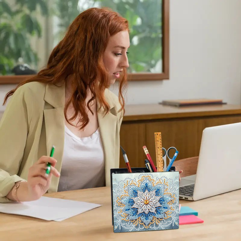 مجموعات الرسم بالألماس، طقم حا - مراجعة Desk Setup Organization وسعره