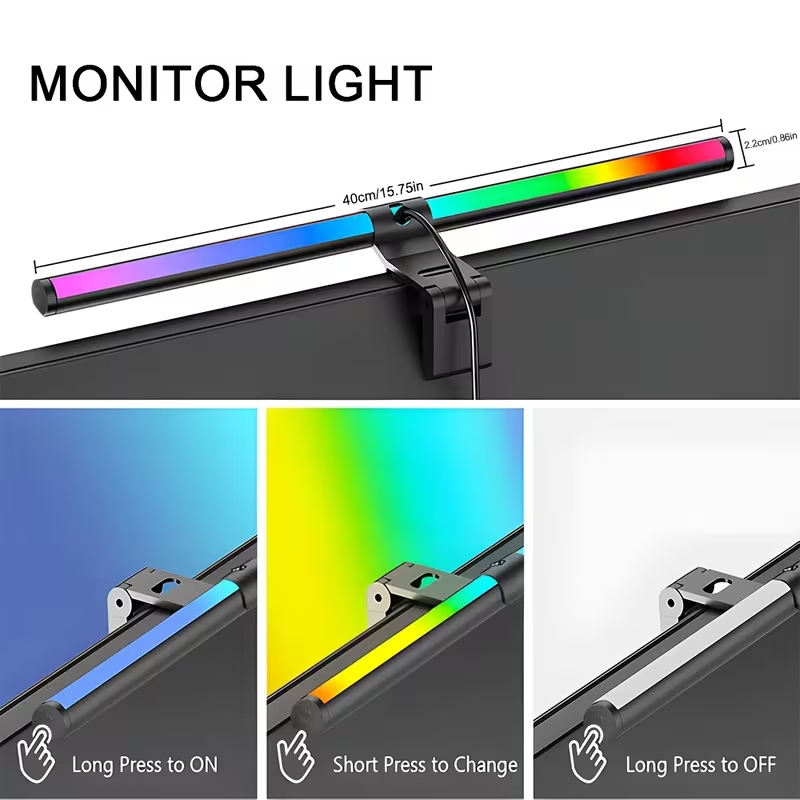 شريط إضاءة LED لشاشة الكمبيوتر - مراجعة Desk Setup Lamp وسعره