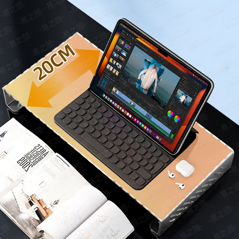 حامل شاشة الكمبيوتر منظم مكتب  - مراجعة Desk Setup For Laptop And Monitor وسعره