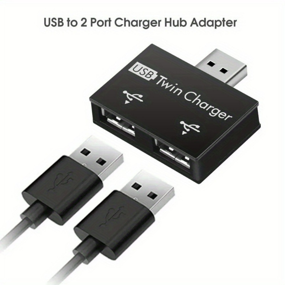 USB2.0 الفاصل 1 ذكر إلى 2 مناف - مراجعة Desk Setup Usb Hub وسعره