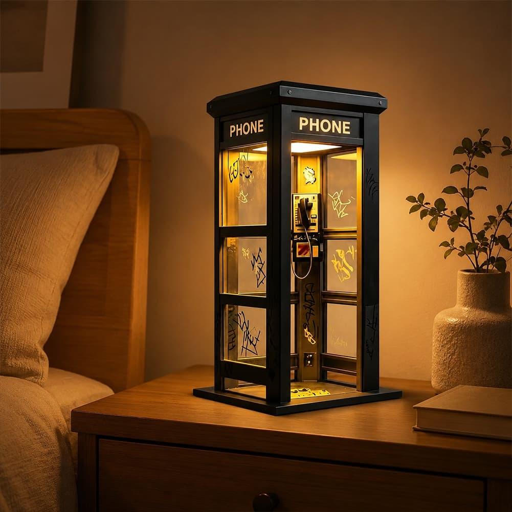 مصباح طاولة على شكل كشك هاتف ل - مراجعة Desk Setup Lamp وسعره