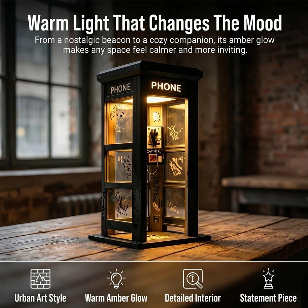 مصباح طاولة على شكل كشك هاتف ل - مراجعة Desk Setup Lamp وسعره