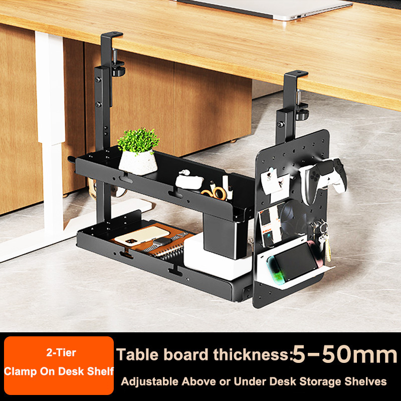 وحدة رفوف ذات طبقتين مقاس 14 ب - مراجعة Desk Setup Organizer وسعره