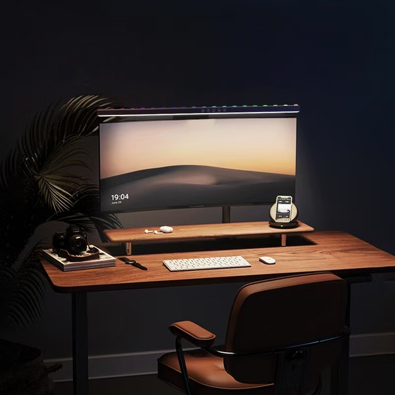 مصباح مكتبي معلق بإضاءة شاشة L - مراجعة Desk Setup Lamp وسعره