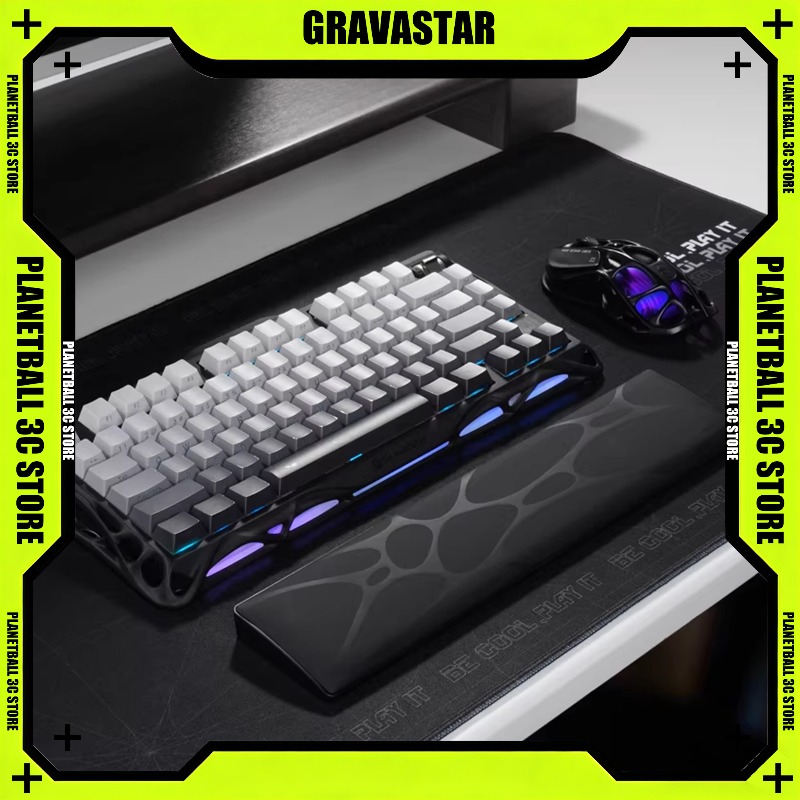 مسند معصم لوحة مفاتيح GravaSta - مراجعة Ergonomic Desk Setup Keyboard وسعره