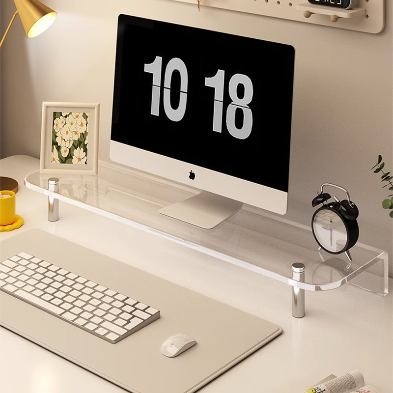حامل شاشة أكريليك، قاعدة رفع ل - مراجعة Desk Setup For Laptop And Monitor وسعره