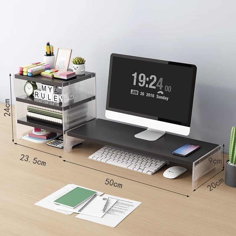 حامل شاشة أكريليك، قاعدة رفع ل - مراجعة Desk Setup For Laptop And Monitor وسعره