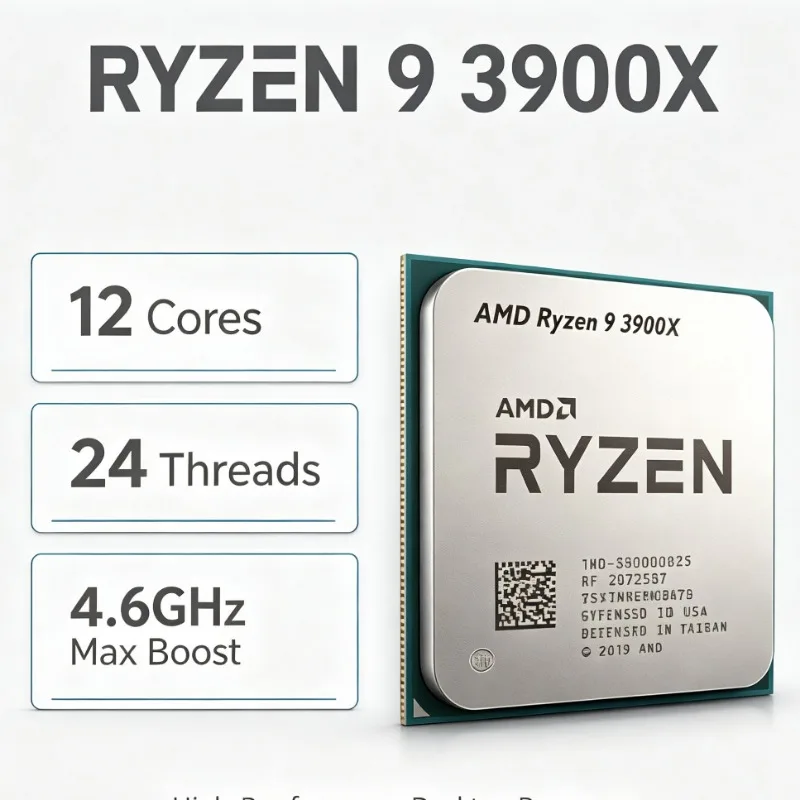 معالج AMD Ryzen 9 3900X بـ 12  - مراجعة Amd Cpu Ryzen 9 وسعره