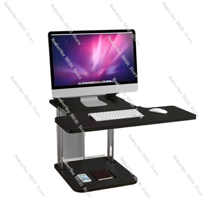 محول مكتب قائم قابل لضبط الارت - مراجعة Desk Setup For Laptop And Monitor وسعره