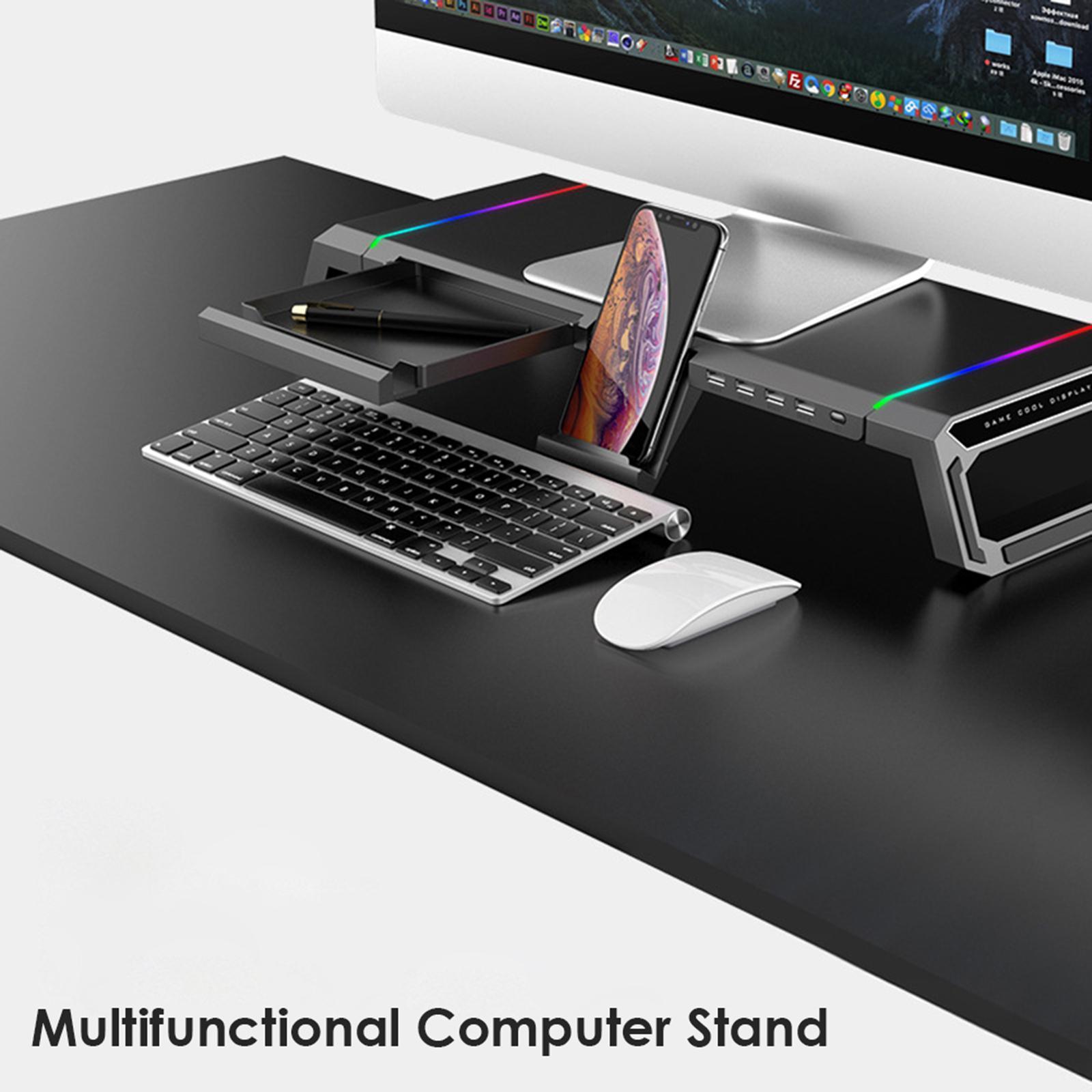 حامل شاشة لابتوب قابل للطي مع  - مراجعة Desk Setup For Laptop And Monitor وسعره