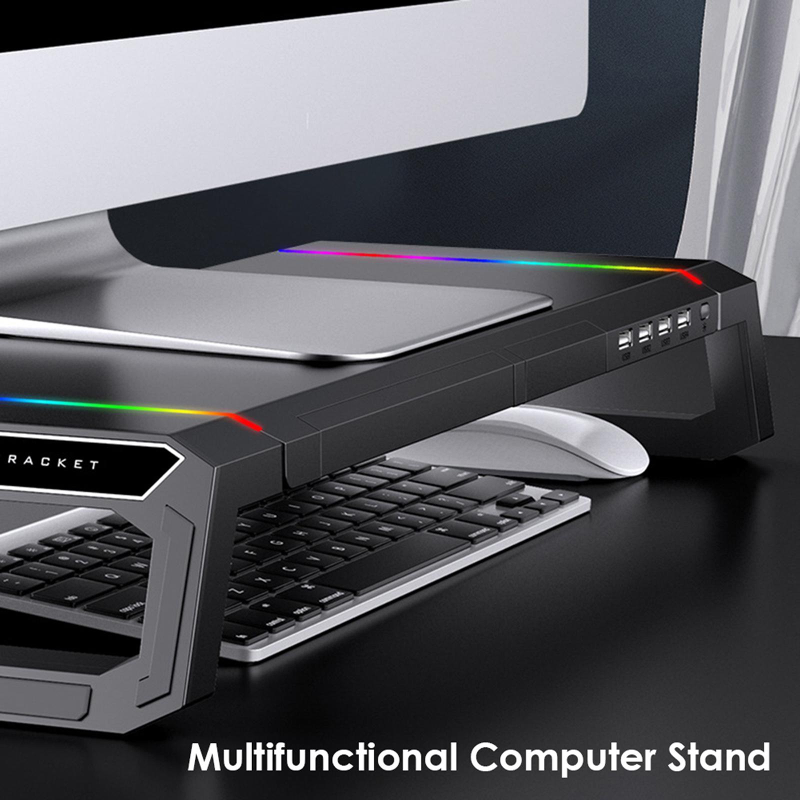 حامل شاشة لابتوب قابل للطي مع  - مراجعة Desk Setup For Laptop And Monitor وسعره