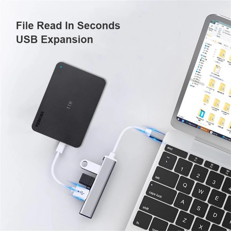 موزع موصل Type-C متعدد الوظائف - مراجعة Desk Setup Usb Hub وسعره