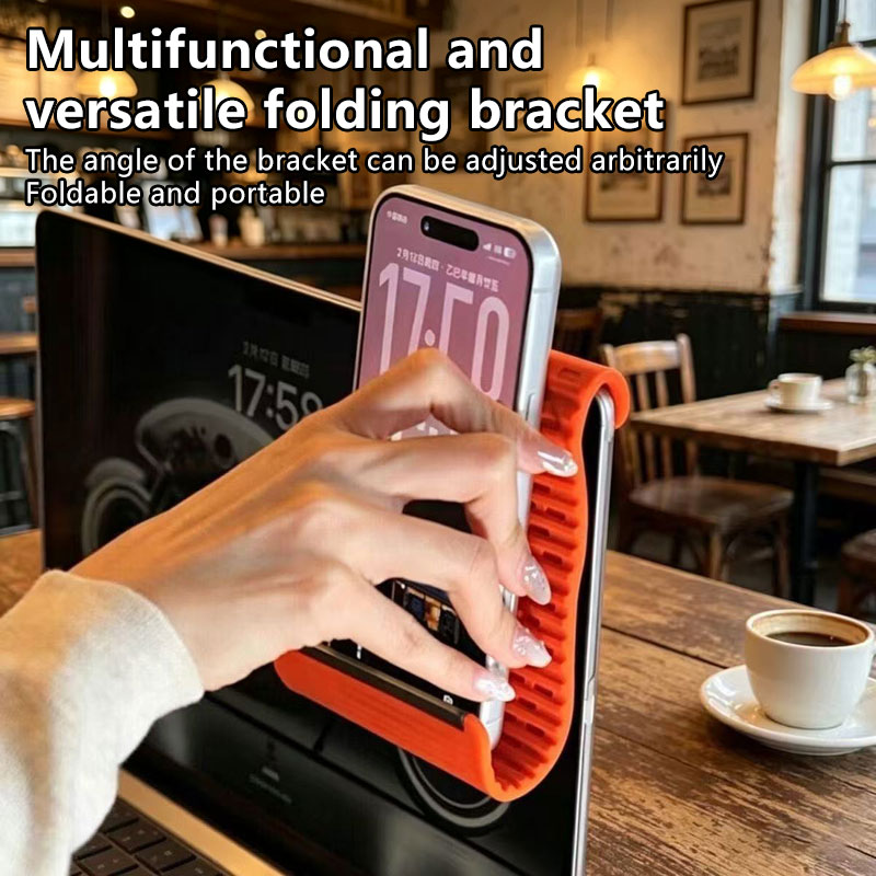 حامل هاتف محمول من السيليكون ا - مراجعة Dual Phone Holder وسعره