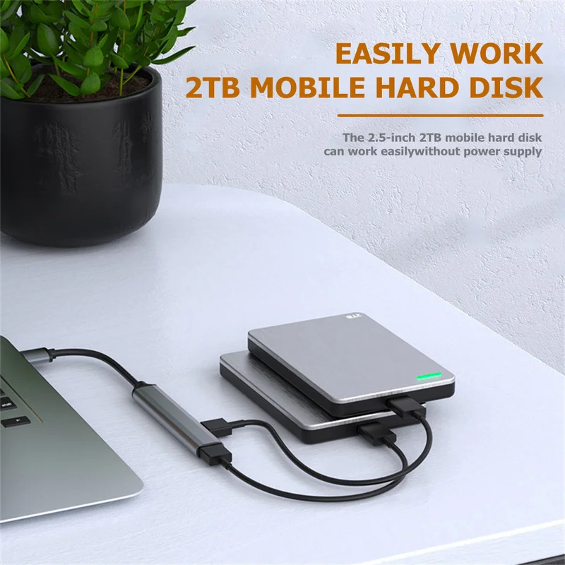 4-Port USB-C Hub 3.0/3.1-Multi - مراجعة Desk Setup Usb Hub وسعره