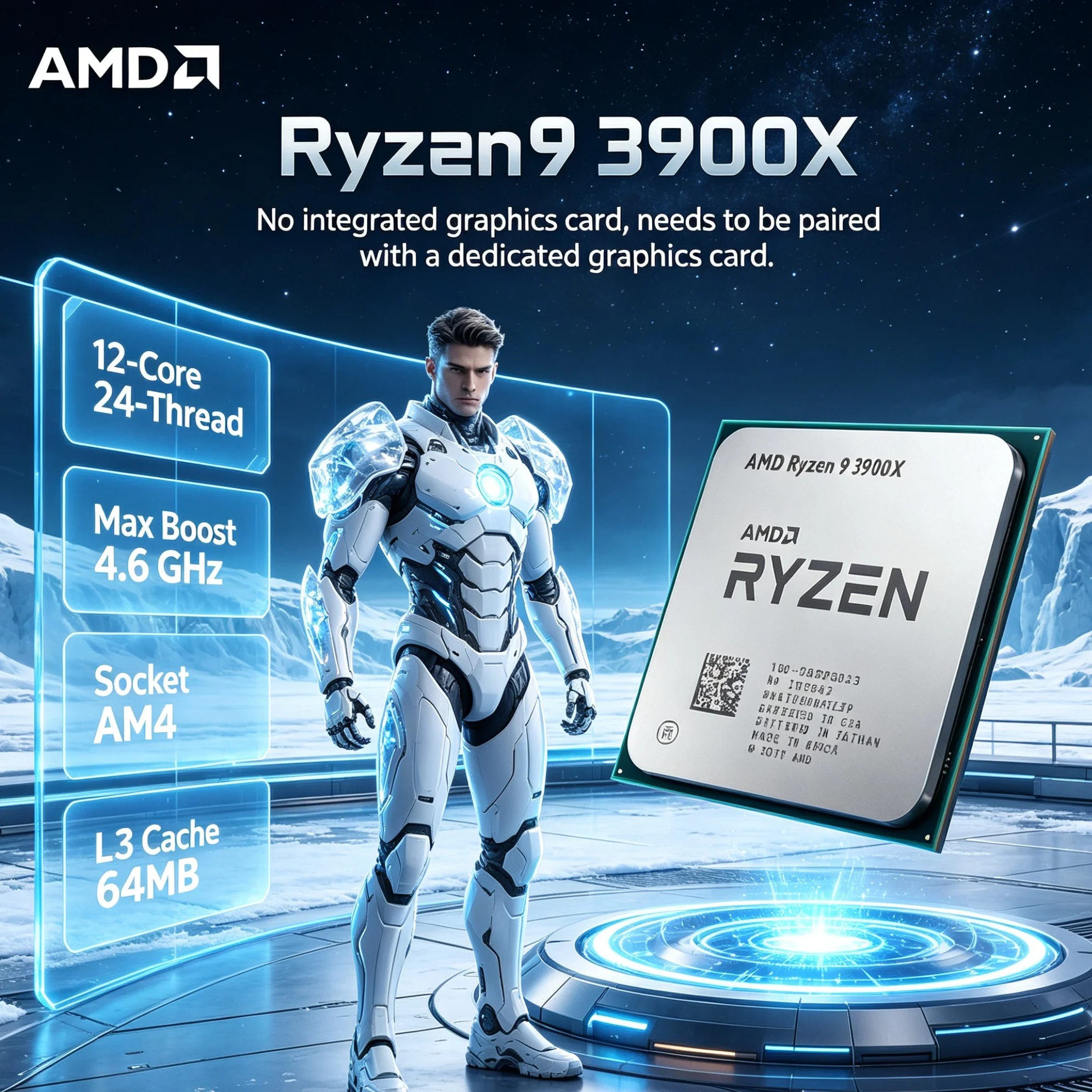 معالج AMD Ryzen 9 3900X للاستخ - مراجعة Amd Cpu Ryzen 9 وسعره