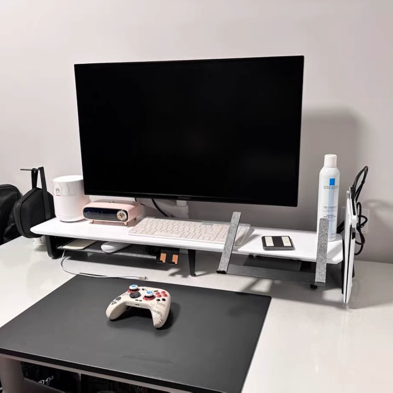 حامل مراقبة معياري، منظم مكتب  - مراجعة Desk Setup For Laptop And Monitor وسعره
