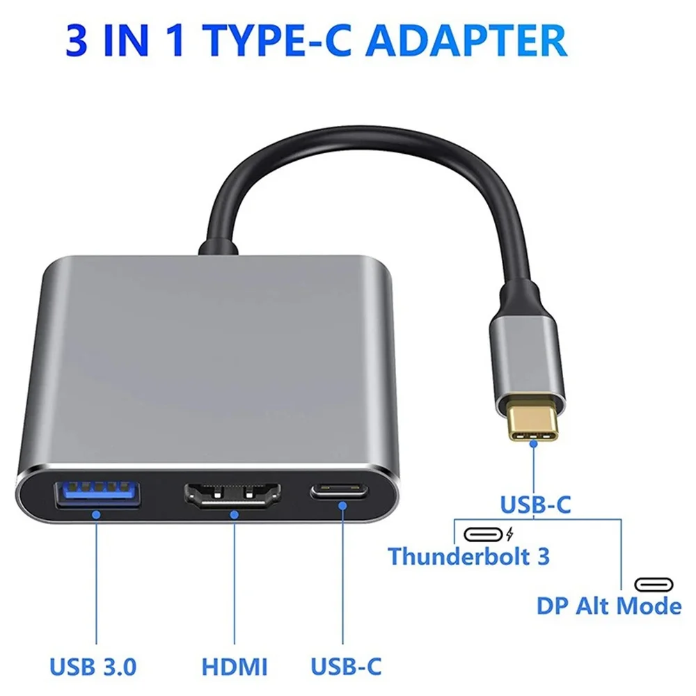 محول USB C متعدد المنافذ 3 في  - مراجعة Desk Setup Usb Hub وسعره