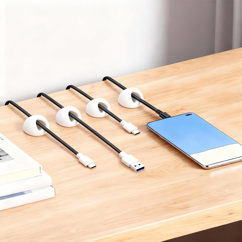 مجموعة من 18 قطعة لتنظيم الكاب - مراجعة Desk Setup Organizer وسعره