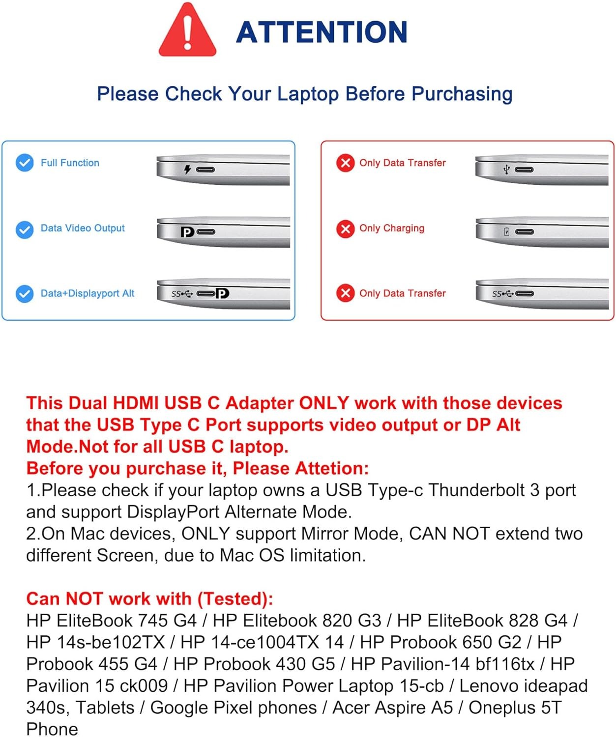محول عرض USB C إلى Dual 4K HD  - مراجعة Desk Setup Usb Hub وسعره