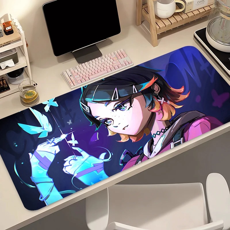 لوحة ماوس للألعاب بتصميم أنمي  - مراجعة Desk Setup Mat وسعره