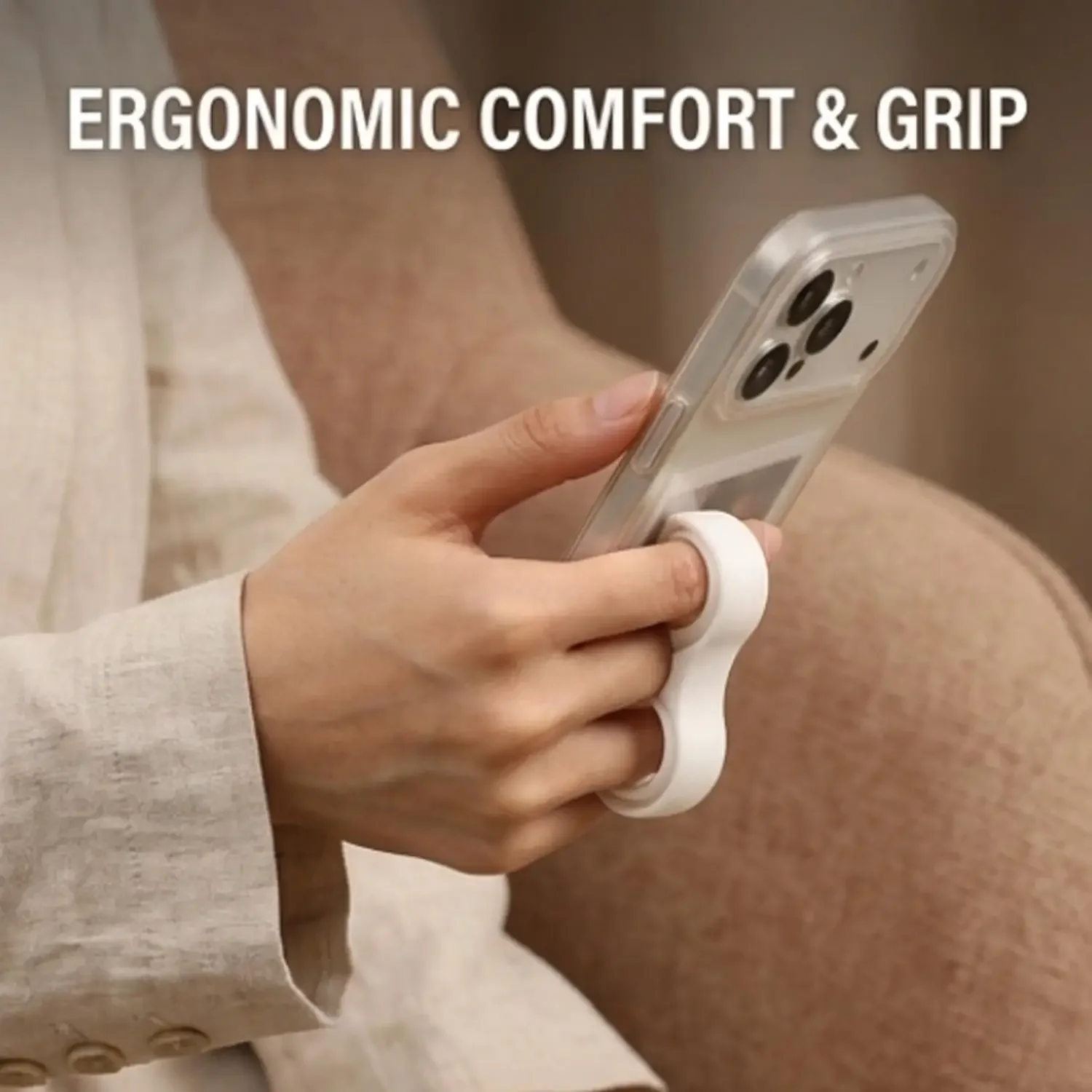 1-3 قطع حامل حلقي مزدوج للأصاب - مراجعة Dual Phone Holder وسعره