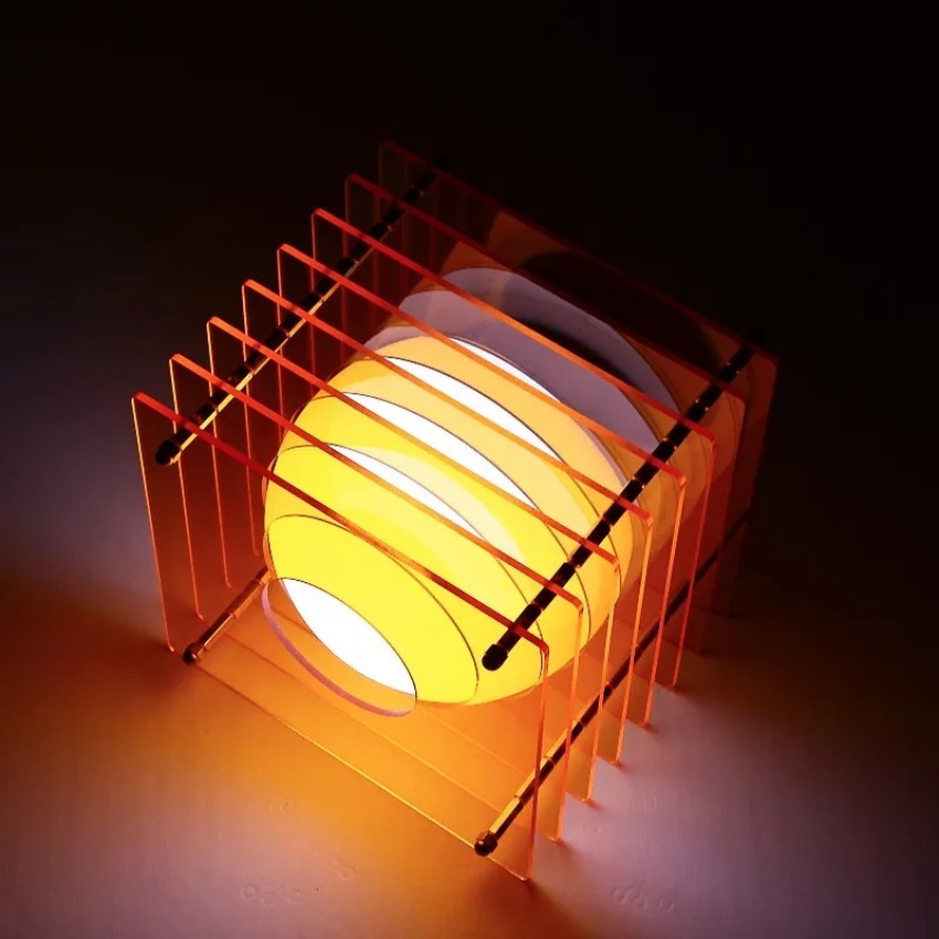مصباح القمر DIY من الأكريليك م - مراجعة Desk Setup Lamp وسعره