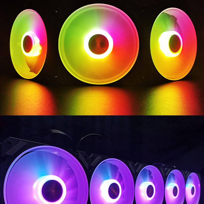 مروحة كمبيوتر ARGB مقاس 120 مم - مراجعة Desk Setup Lamp وسعره