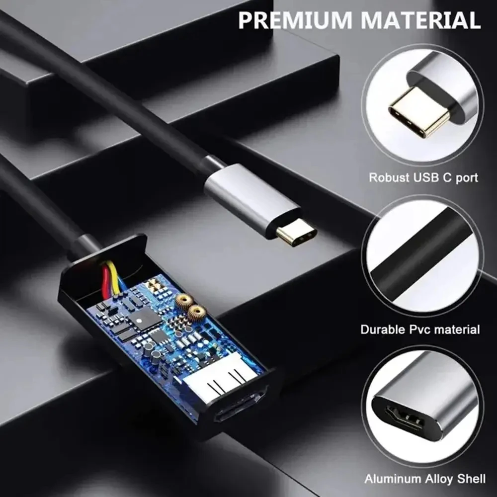 4K 60 هرتز نوع C إلى HDMI محول - مراجعة Desk Setup Usb Hub وسعره