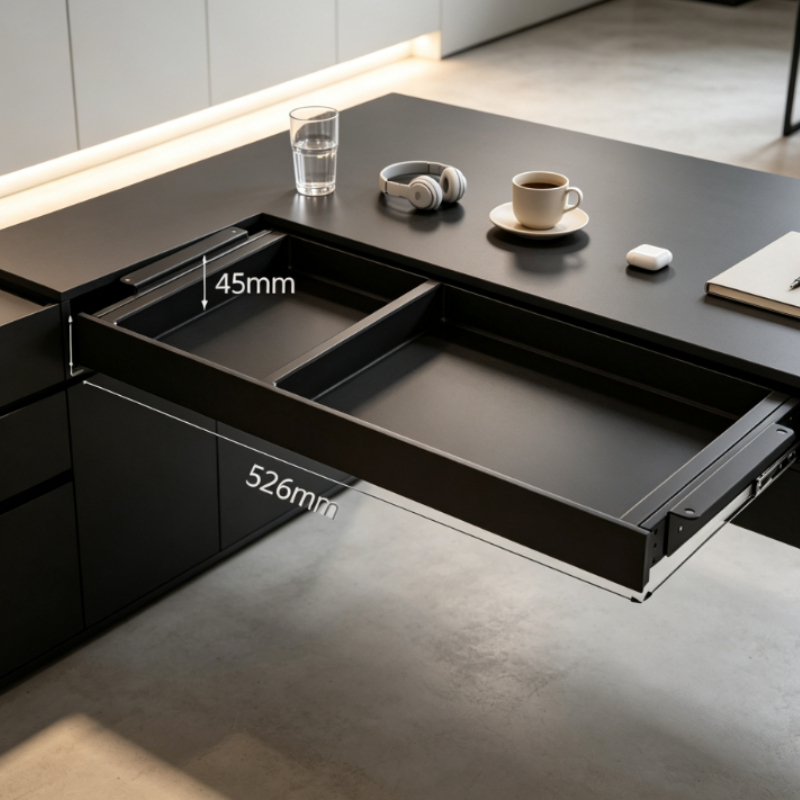 درج تخزين فاخر قابل للسحب تحت  - مراجعة Desk Setup Organizer وسعره